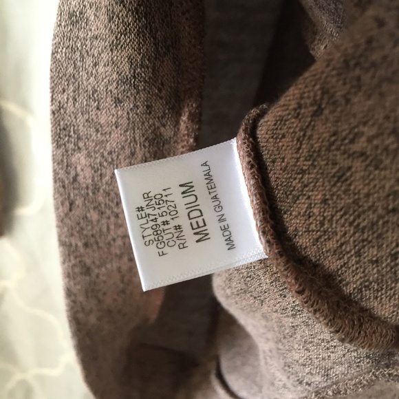 FINAL $ NEW HARLOWE & GRAHAM BROWN/MOCHA TOP - Picture 6 of 8